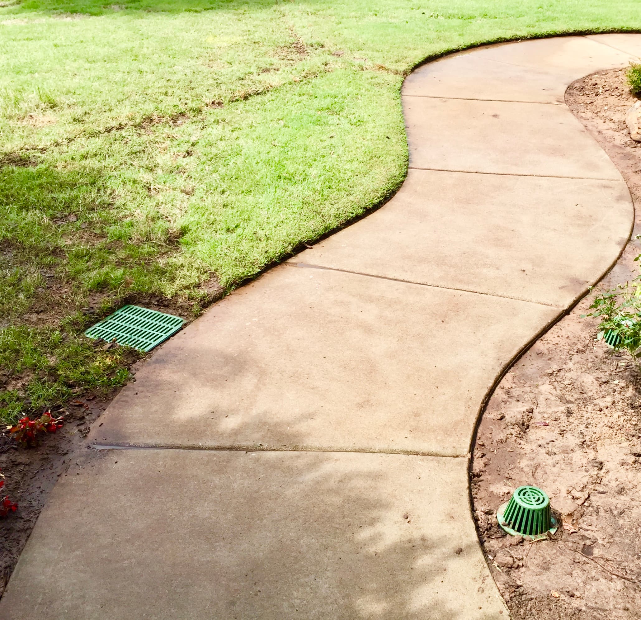 French drain, OKC metro