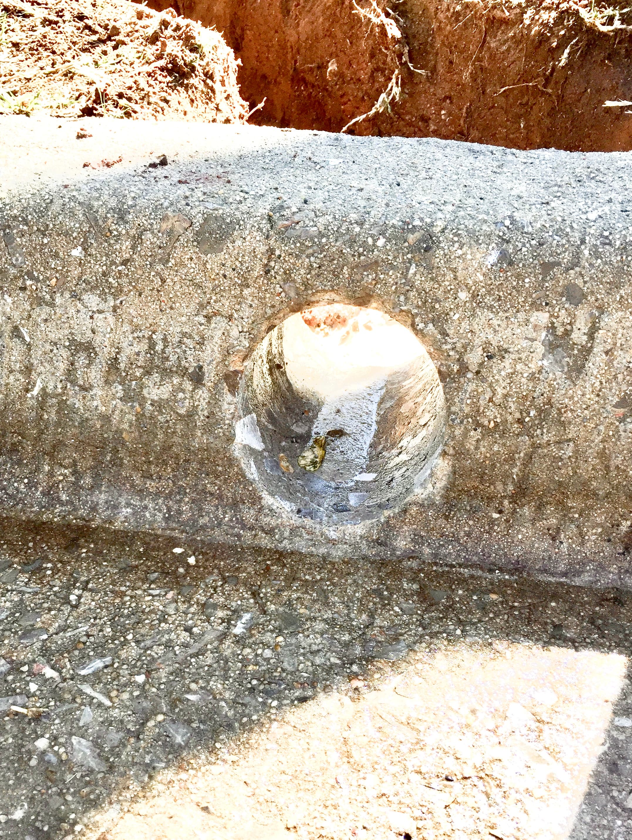French drain, OKC metro