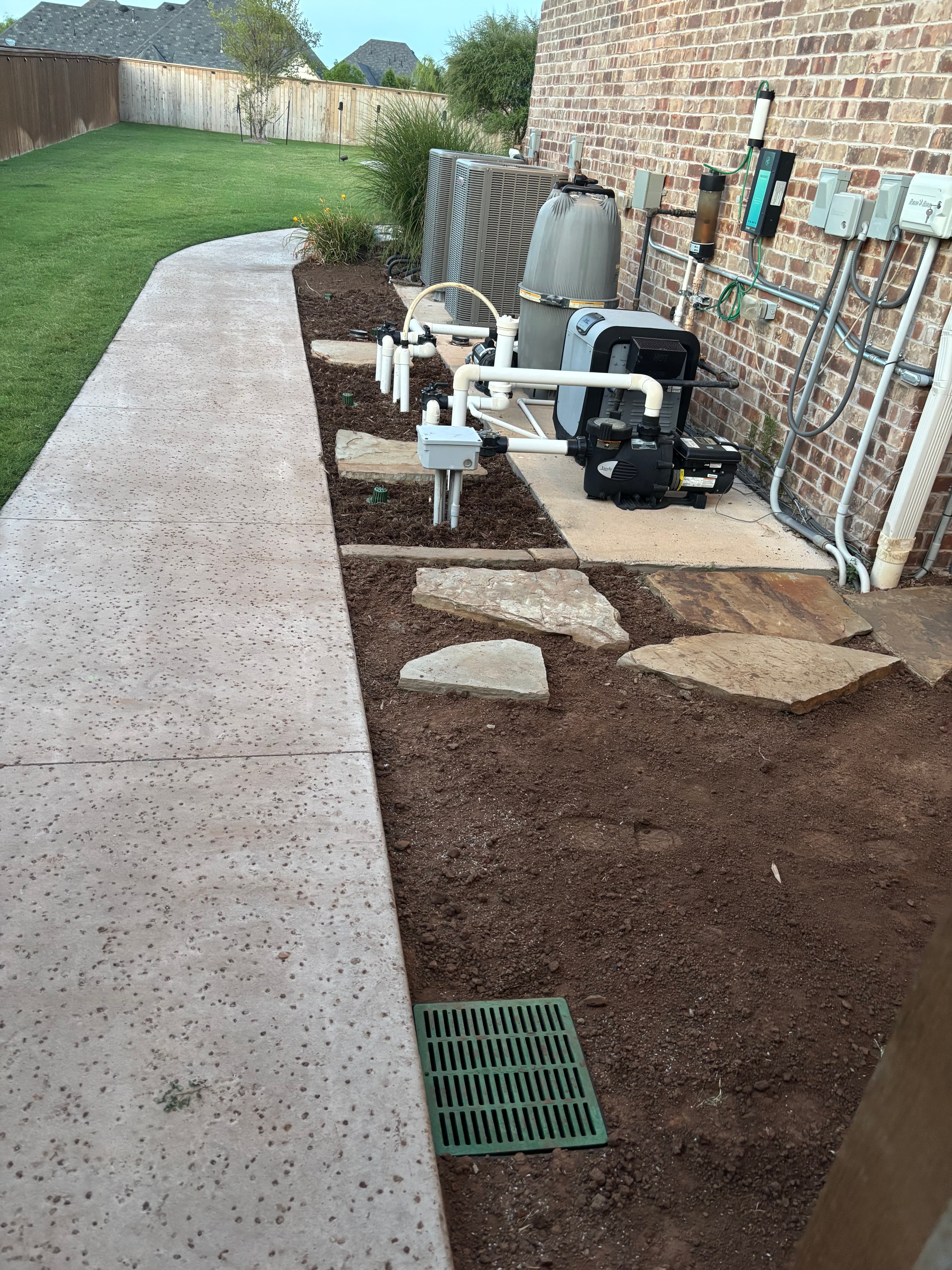 French drain, OKC metro