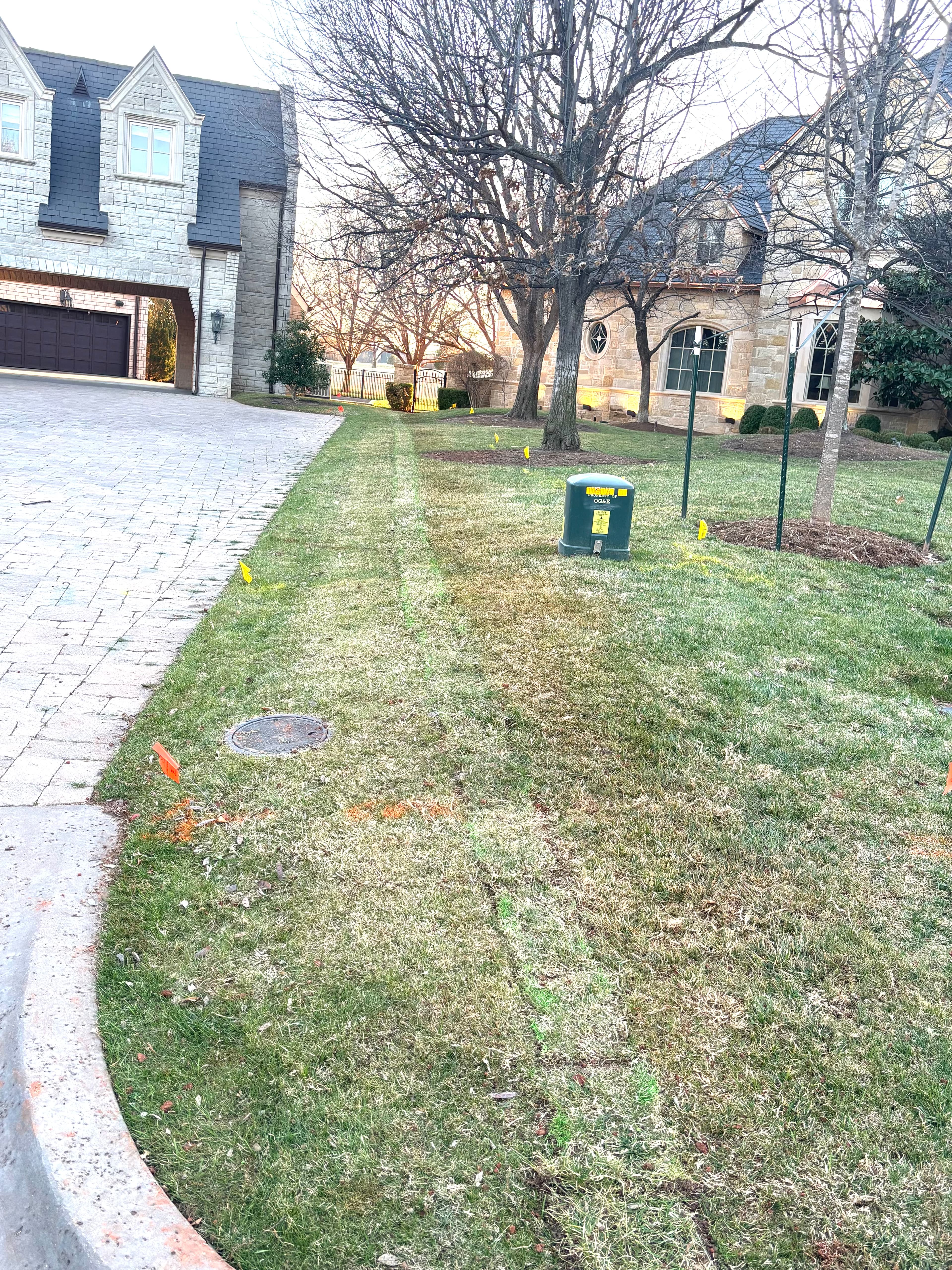 French drain, OKC metro