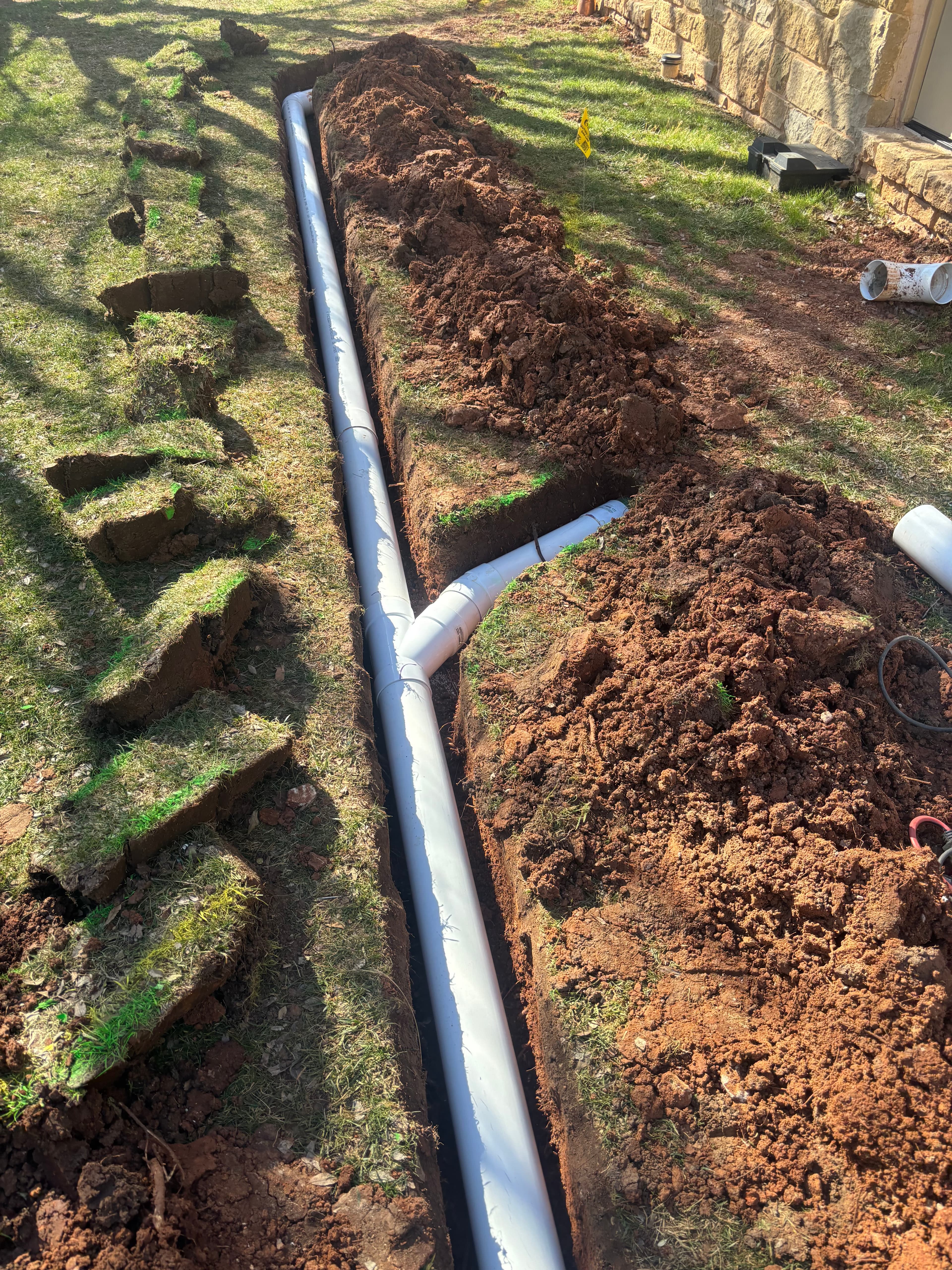 French drain, OKC metro