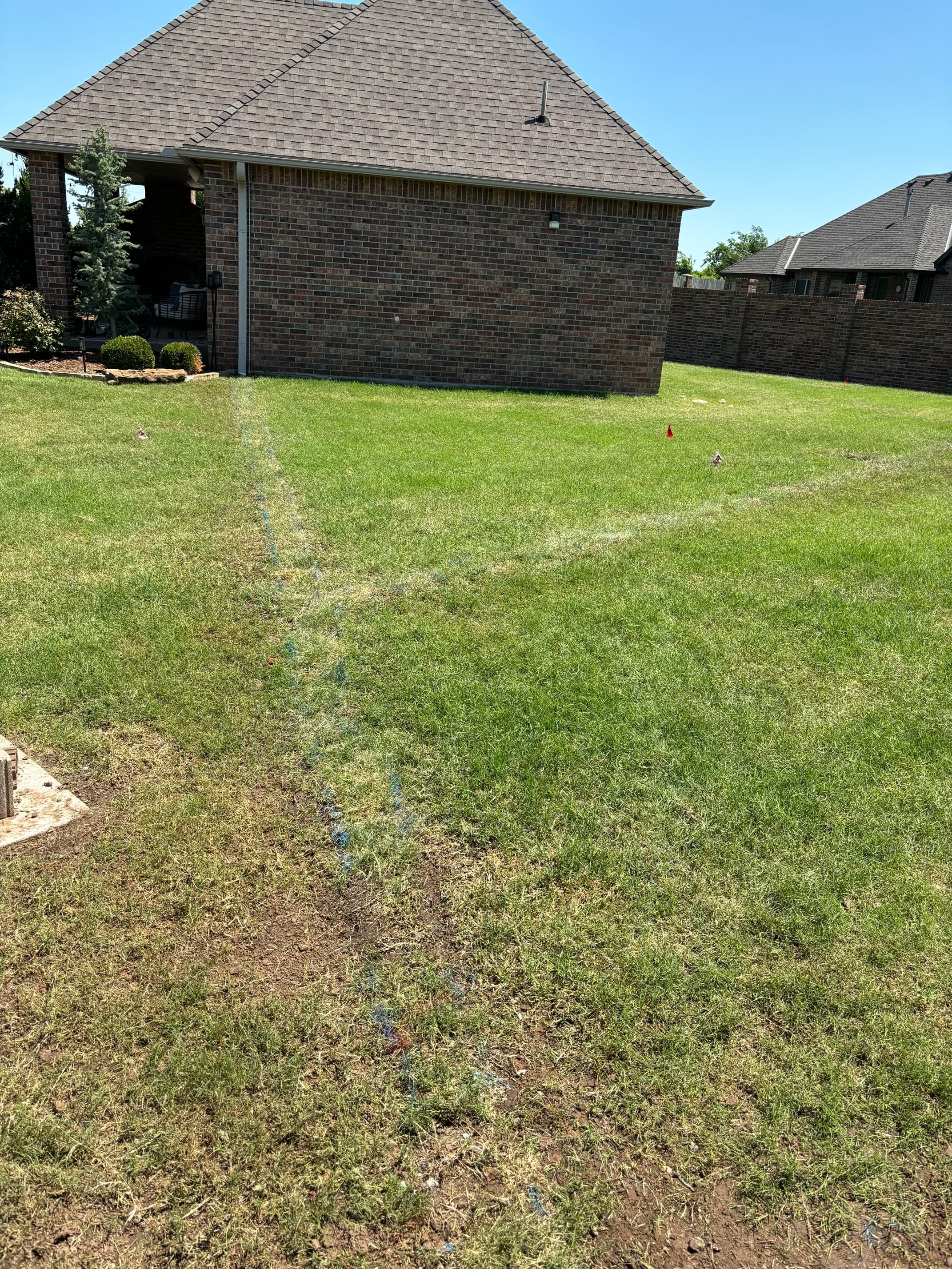 French drain, OKC metro