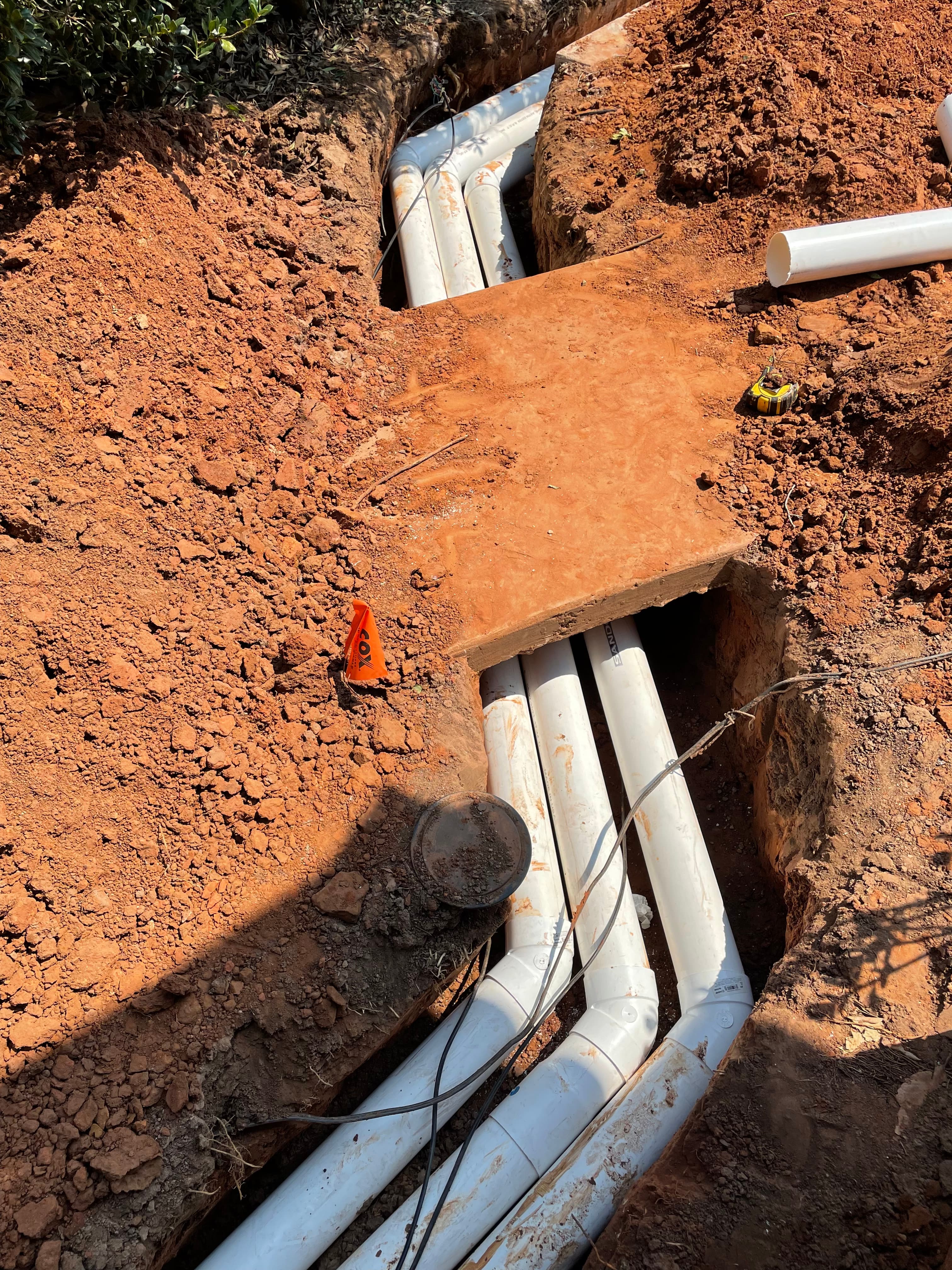 French drain, OKC metro