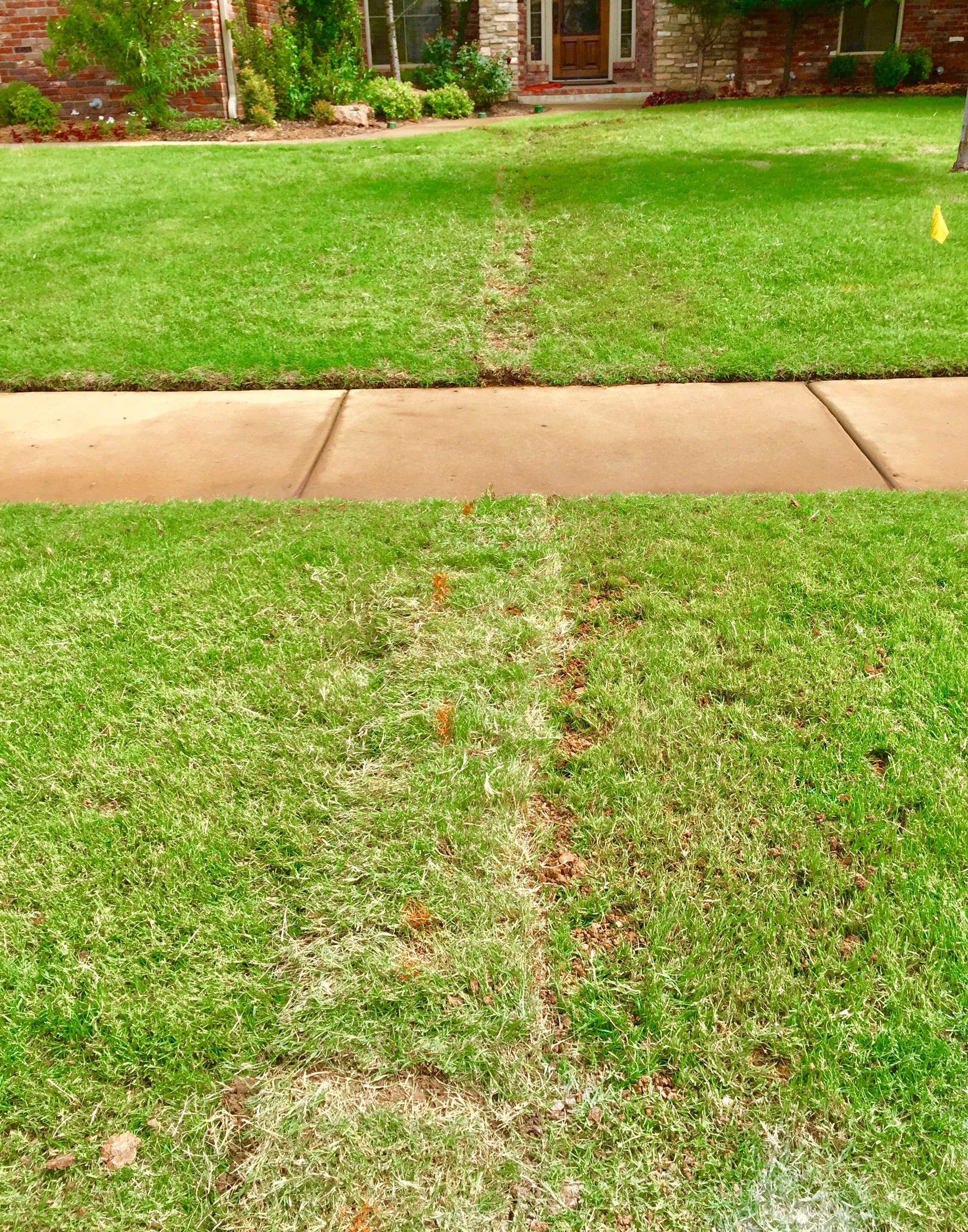 French drain, OKC metro