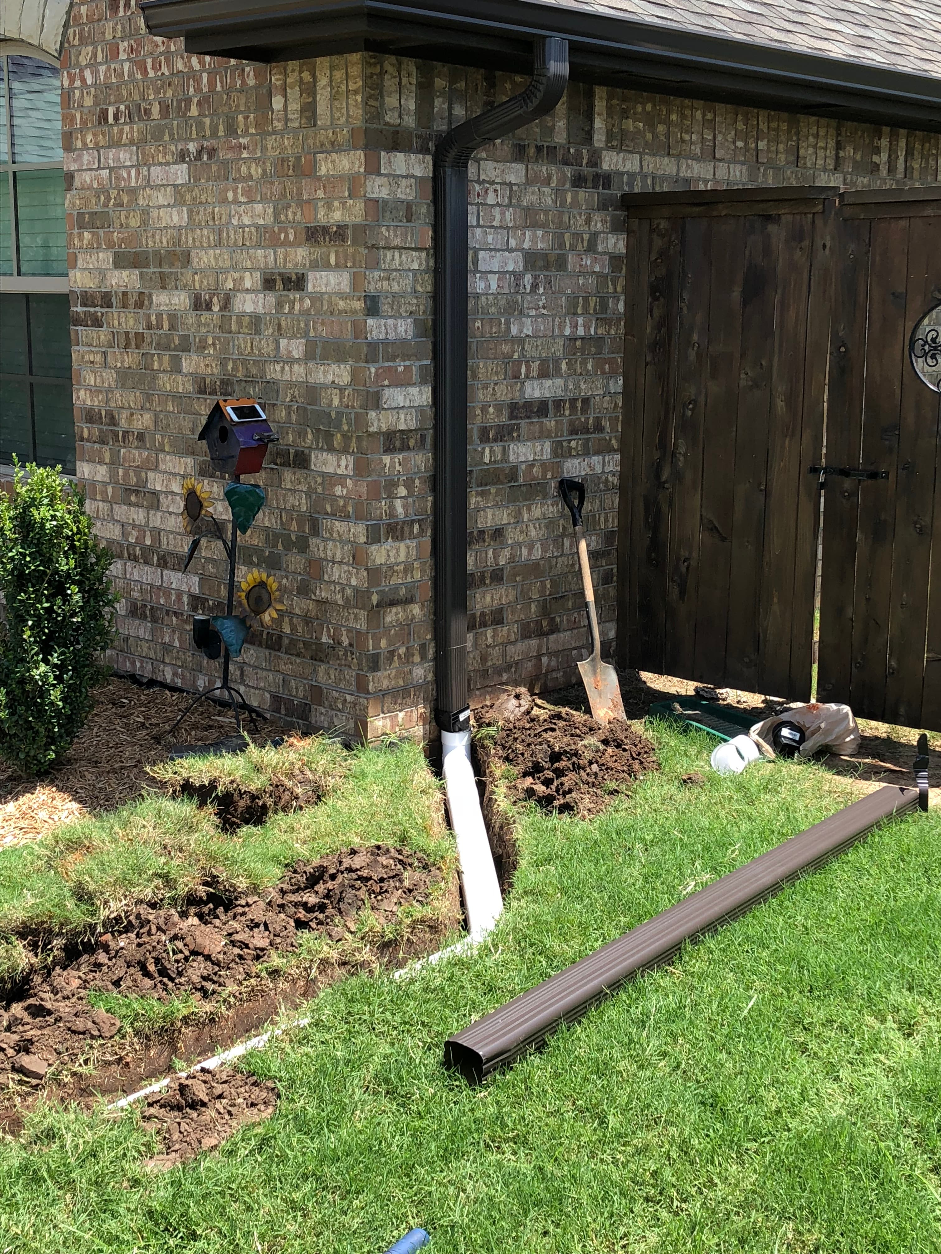 French drain, OKC metro