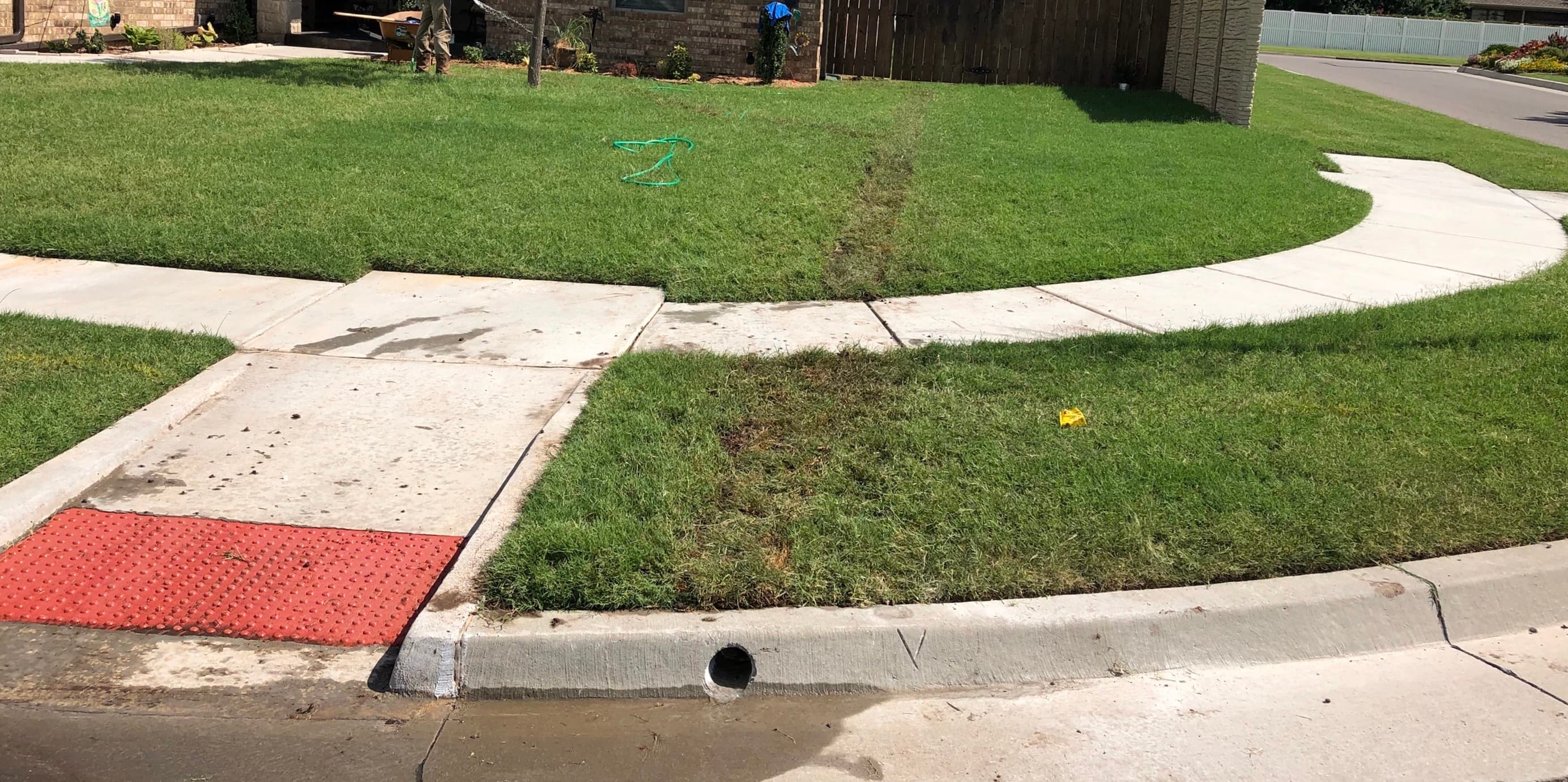 French drain, OKC metro