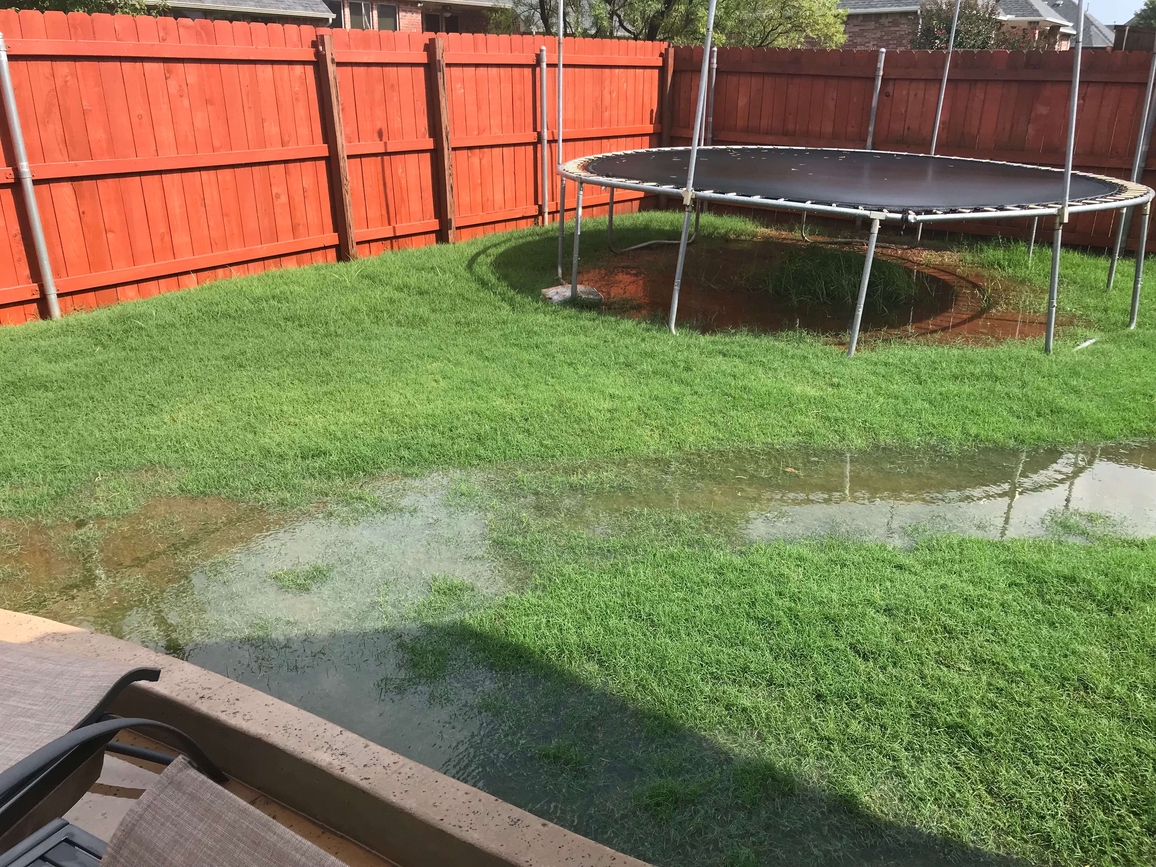 French drain, OKC metro
