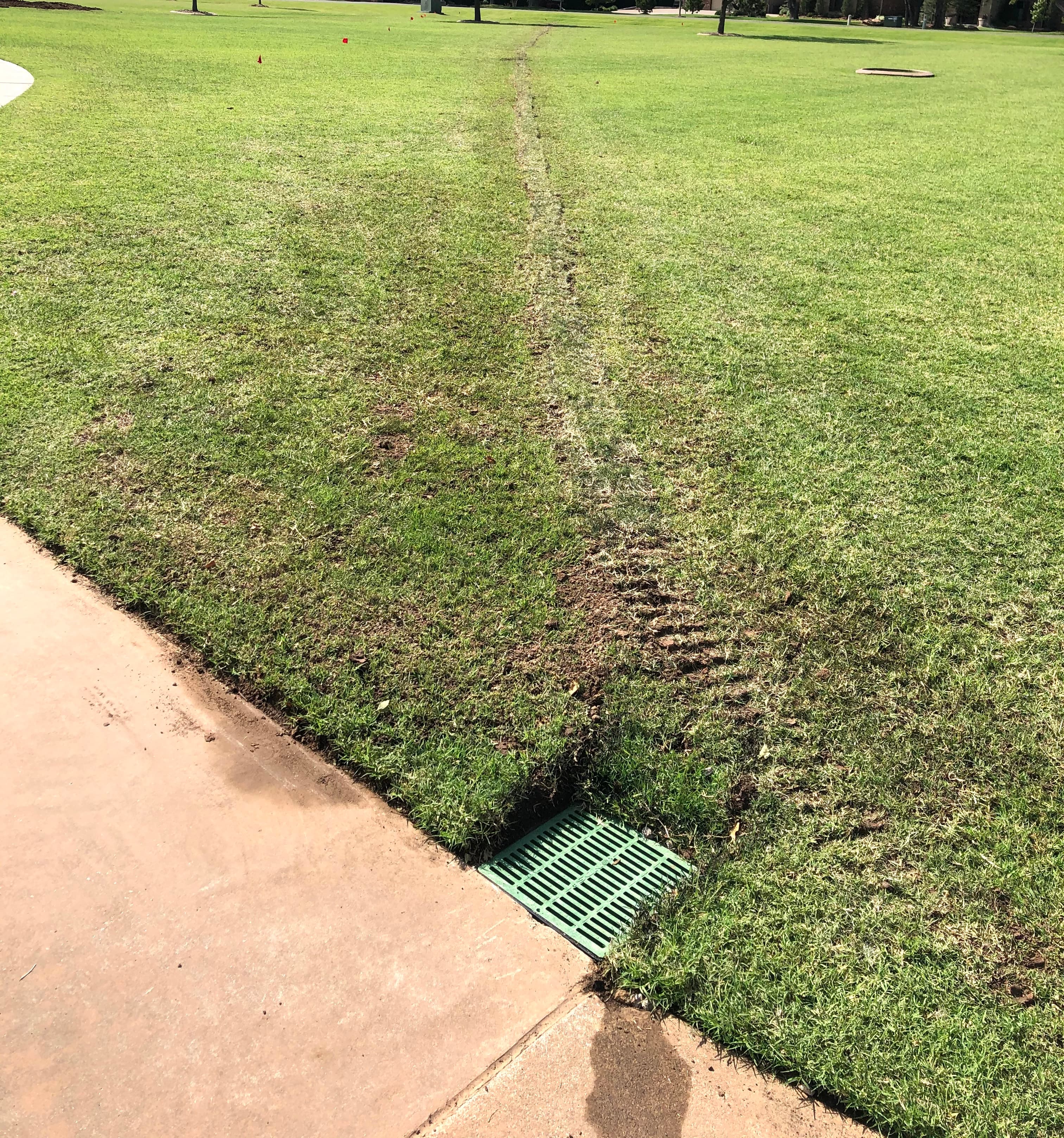 French drain, OKC metro